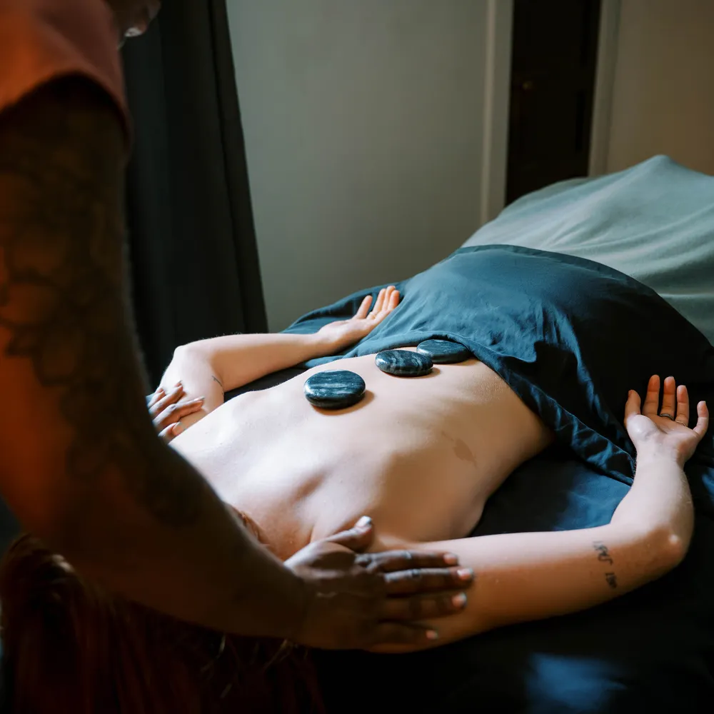 Bride taking a relaxing moment to herself